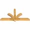 Ekena Millwork Redmond Rough Sawn Timber Gable Bracket, Western Red Cedar, 60"W x 32"H x 4"D x 4"F, 13/12 Pitch GBW060X32X0404RED00RWR - alternate 5